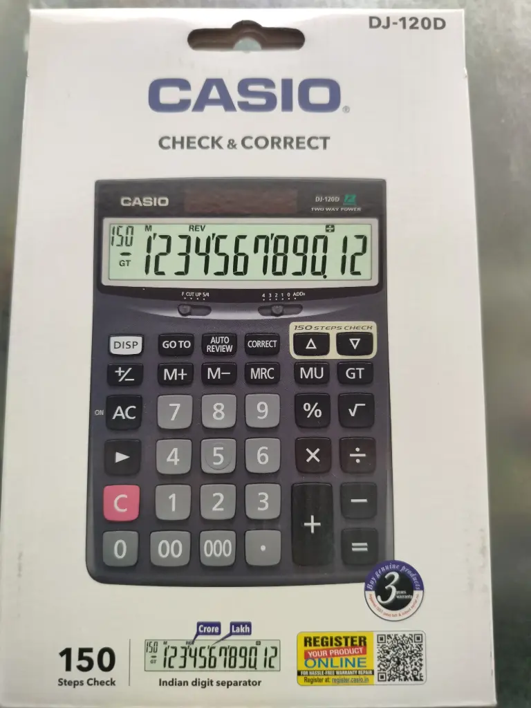 Casio DJ120D Calculator