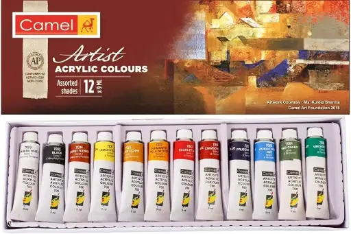 Camlin artist acrylic tubes
